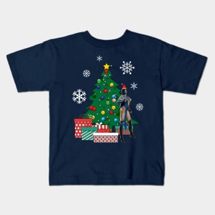 Kitana Around The Christmas Tree Mortal Kombat Kids T-Shirt